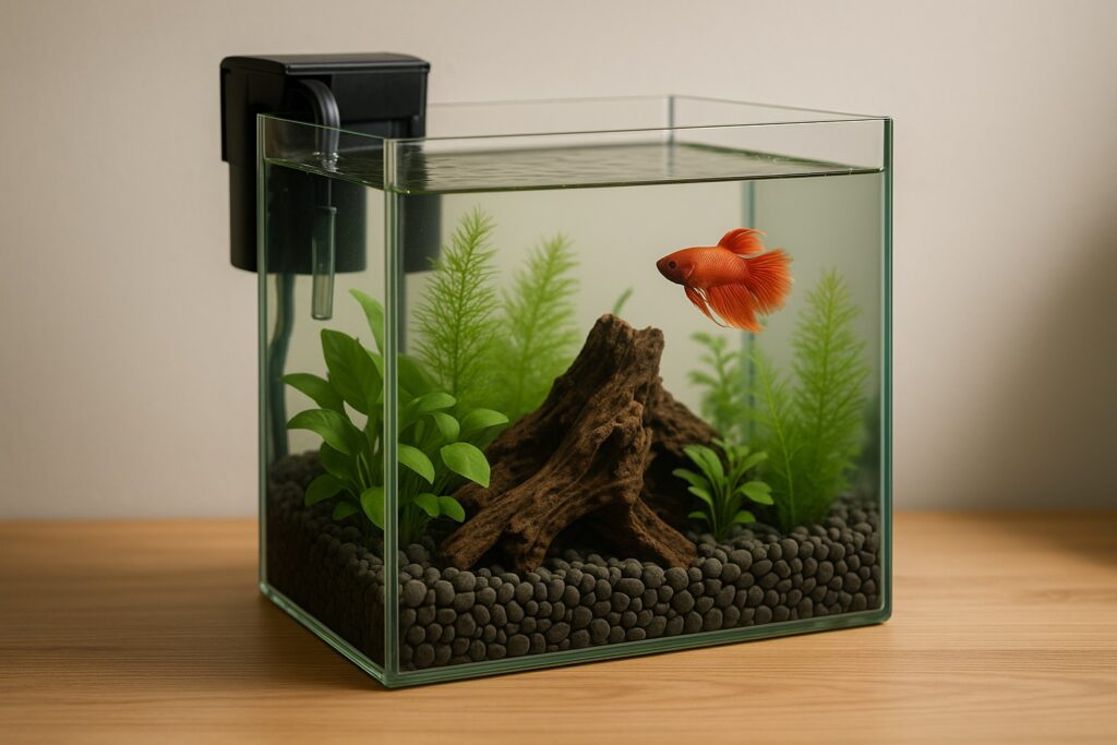 Aquário de 10 Litros e o Desafio de Criar um Ambiente Pequeno Que Realmente Funcione